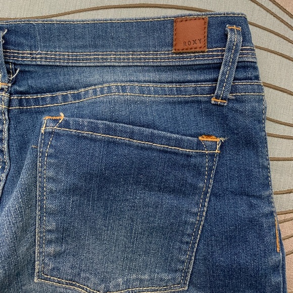 Roxy | Denim Raw Hem Shorts - 3/26 - Picture 3 of 4